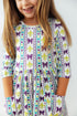 mardi-gras-3-4-sleeve-pocket-twirl-dress-Sophia's StyleTwirl Pocket Dress 3/4-1