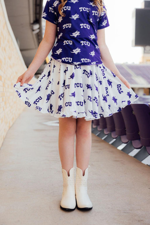 tcu-white-frog-ruffle-twirl-skort Mila & Rose - Sophia's Style-2