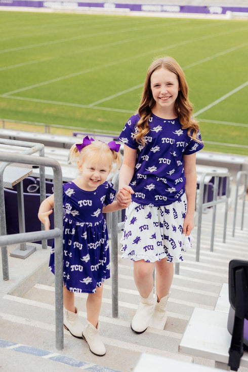 tcu-purple-frog-ruffle-pocket-tee Mila & Rose - Sophia's Style-5
