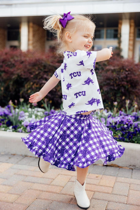 tcu-plaid-frog-ruffle-twirl-skort Mila & Rose - Sophia's Style-4