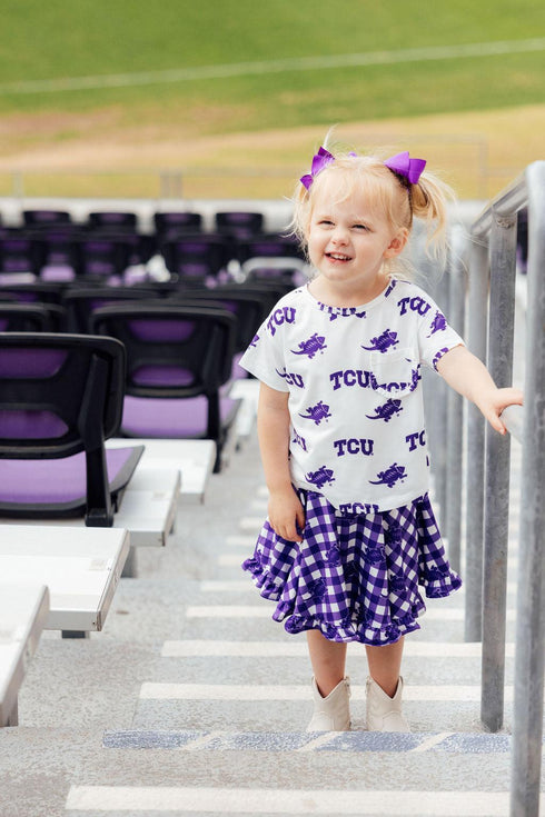 tcu-plaid-frog-ruffle-twirl-skort Mila & Rose - Sophia's Style-5