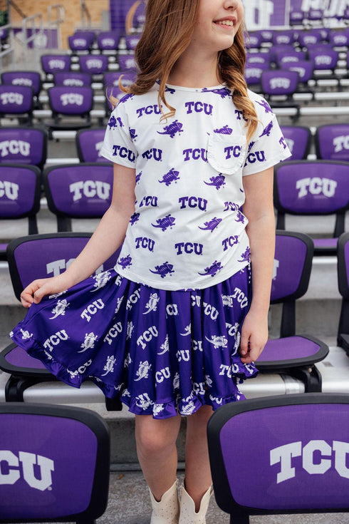tcu-purple-frog-ruffle-twirl-skort Mila & Rose - Sophia's Style-2
