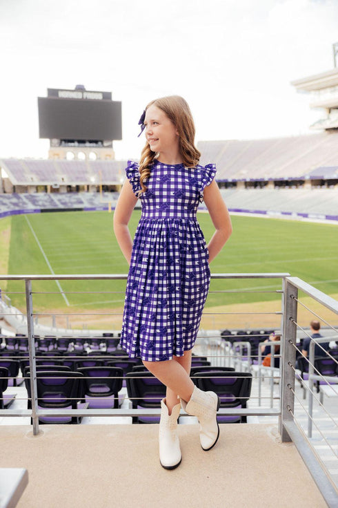 tcu-plaid-frog-flutter-twirl-dress Mila & Rose - Sophia's Style-5