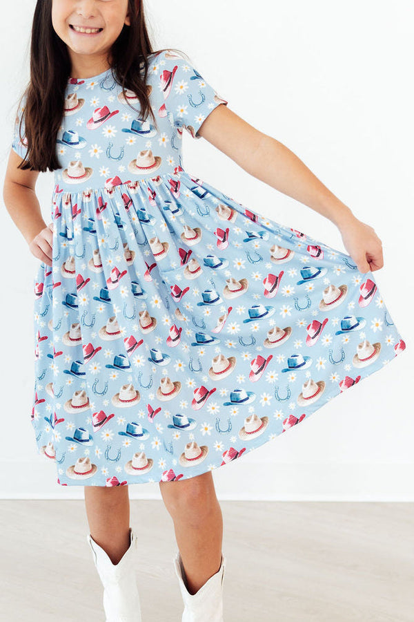 tip-your-hat-s-s-pocket-twirl-dress-Mila&Rose-Sophia's StyleTwirl Pocket Dress S/S-1