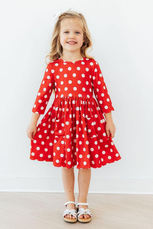 red-polka-dots-3-4-sleeve-pocket-twirl-dress-Mila&Rose-Sophia's Style-4
