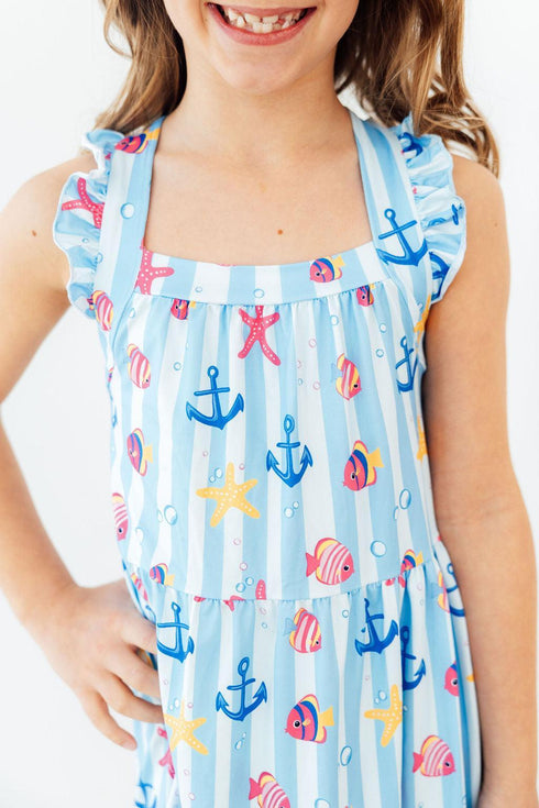 tidepool-treasures-ruffle-cross-back-dress-Mila&Rose-Sophia's StyleRuffle Cross Back Dress-1