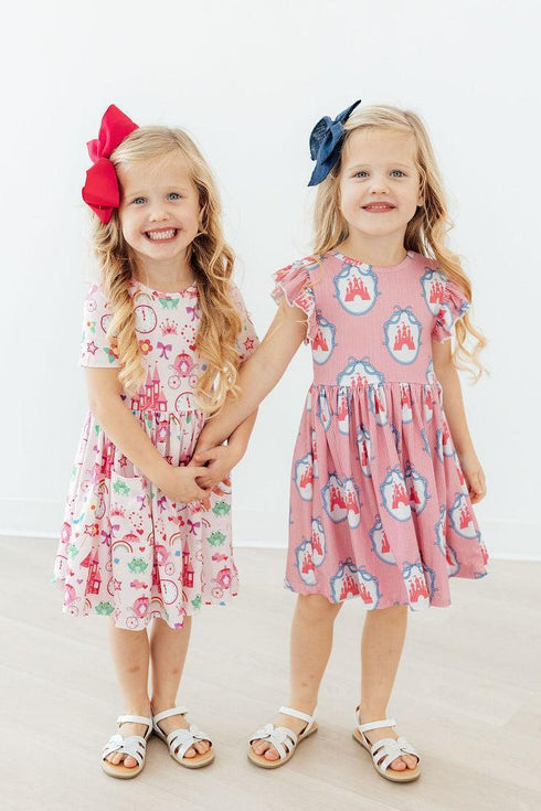 once-upon-a-castle-flutter-sleeve-twirl-dress-Mila&Rose-Sophia's Style-2