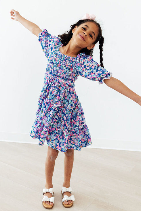 darling-daisies-smocked-ruffle-dress-Mila&Rose-Sophia's Style-2