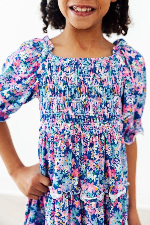 darling-daisies-smocked-ruffle-dress-Mila&Rose-Sophia's StyleSmocked Ruffle Dress-1