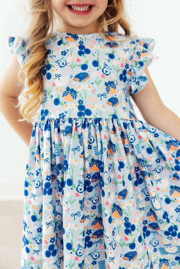blueberry-picnic-flutter-sleeve-twirl-dress-Mila&Rose-Sophia's StyleTwirl Dress Flutter-1