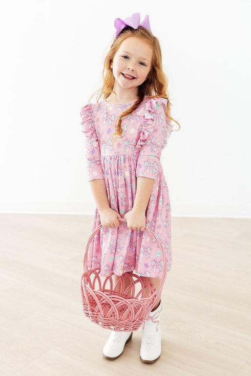 little-bow-peeps-3-4-sleeve-ruffle-twirl-dress-Mila&Rose-Sophia's Style-3