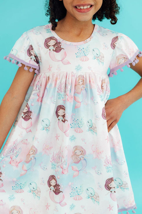 mermaid-fairytale-pom-pom-dress-sophias-stylePom Pom Dress-1