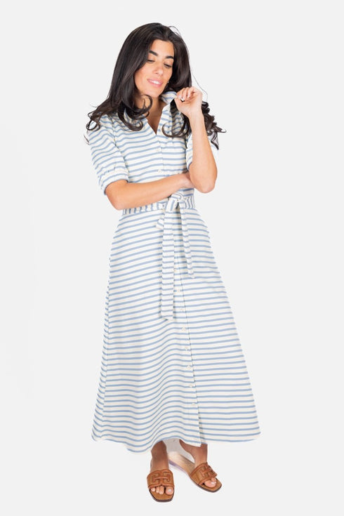 monika-dress-blue-stripe Yakira Bella Sophia's Style-womens-sizes-XS-1