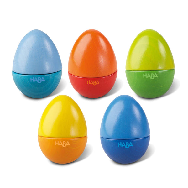 set-of-5-wooden-musical-eggs-HABA USA-Sophia's Style-Musical-1