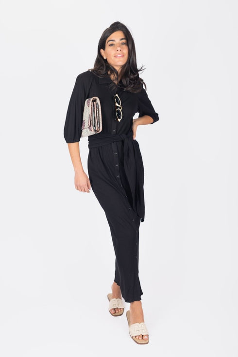 naomi-dress-3-4-sleeves-black Yakira Bella Sophia's Style-womens-sizes--8