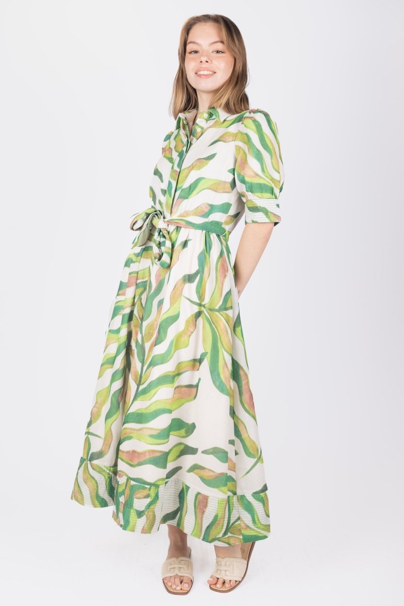Nava Dress (Green) From Yakira Bella At Sophias Style.  SophiasStyle.com