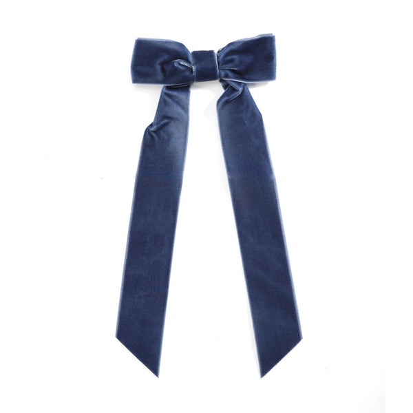 navy-blue-long-tails-hair-bow-lil-cactus-sophias-styleHair Accessory-1