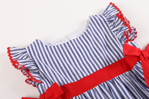 navy-blue-stripe-and-red-ruffle-bow-dress-lil-cactus-sophias-style-2