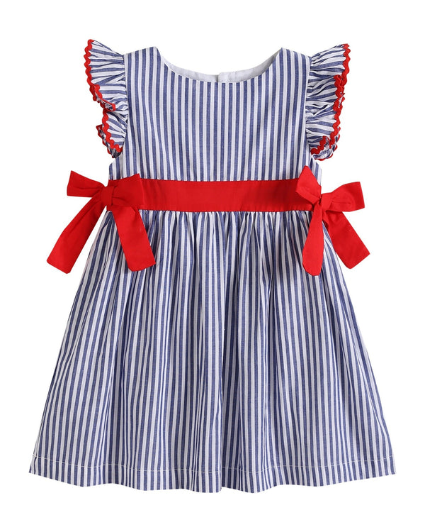 navy-blue-stripe-and-red-ruffle-bow-dress-lil-cactus-sophias-styleDress-1