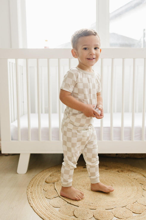 neutral-checker-2pc-bamboo-pajama-set Little Joy Co - Sophia's Style-7