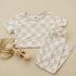 neutral-checker-2pc-bamboo-pajama-set Little Joy Co - Sophia's Style-1