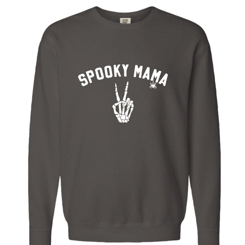 womens-spooky-mama-comfort-colors-crewneck-sweatshirt Sophia's Style-4