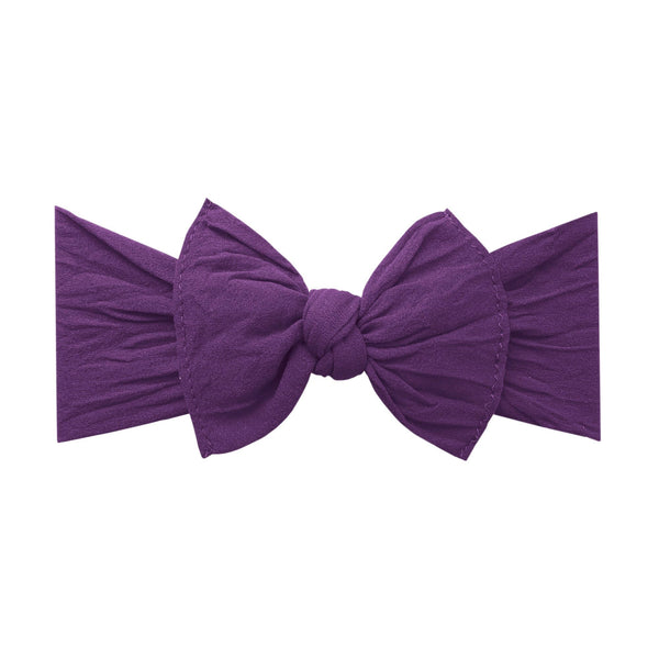 knot-plum Baby Bling Bows clips headbands - Sophia's StyleKNOT-