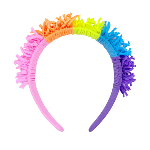 fringe-hard-headband-neon-rainbow Baby Bling Bows clips headbands - Sophia's StyleFRINGE HARD HEADBAND-