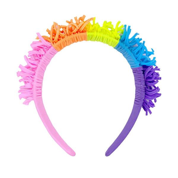 fringe-hard-headband-neon-rainbow Baby Bling Bows clips headbands - Sophia's StyleFRINGE HARD HEADBAND-
