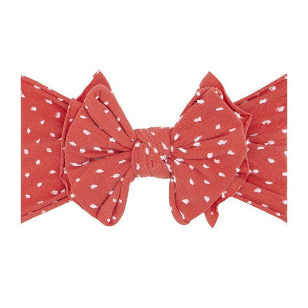 fab-bow-lous®-terracotta-shabby-dot Baby Bling Bows clips headbands - Sophia's StyleFAB-BOW-LOUS-