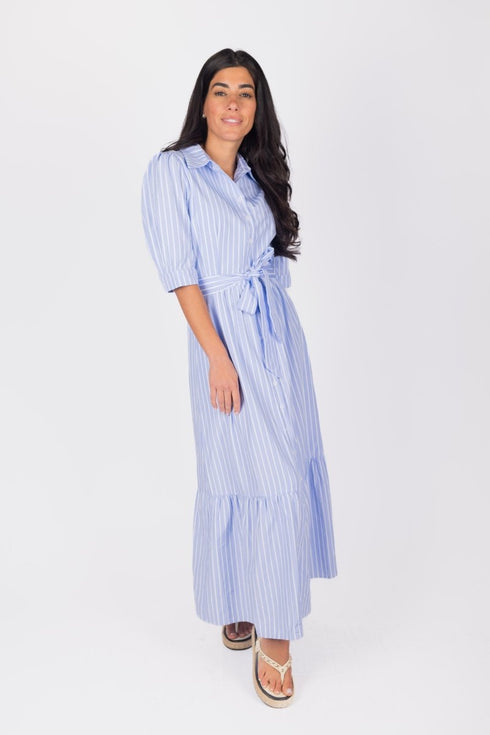nylah-dress-blue-stripe Yakira Bella Sophia's Style-womens-sizes-M-3