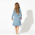oasis-teal-bamboo-girls-long-sleeve-dress-bellabu-bear - Sophia's Style -3