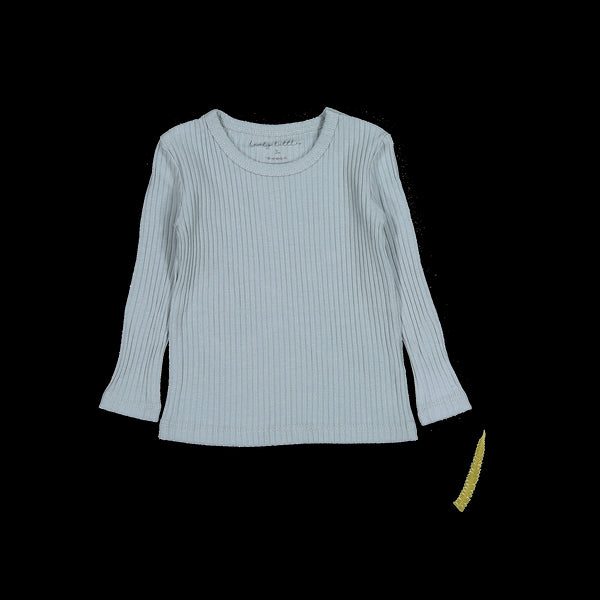 the-long-sleeve-tee-ocean-ribbed Lovely Littles - Sophia's StyleLong Sleeve Tee-1