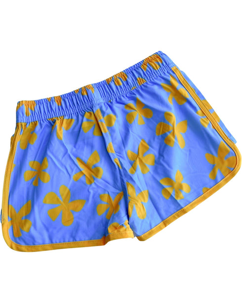 womens-boardie-watershorts-in-light-blue-plumeria-of-one-sea - Sophia's Style -3