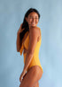 womens-cutout-one-piece-in-yellow-ribbed-of-one-sea - Sophia's Style -2