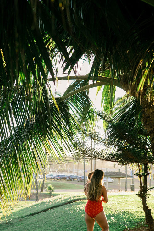 womens-strappy-one-piece-in-red-breadfruit-bandana-of-one-sea - Sophia's Style -5