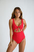 womens-cutout-one-piece-in-red-ribbed-of-one-sea - Sophia's Style -3
