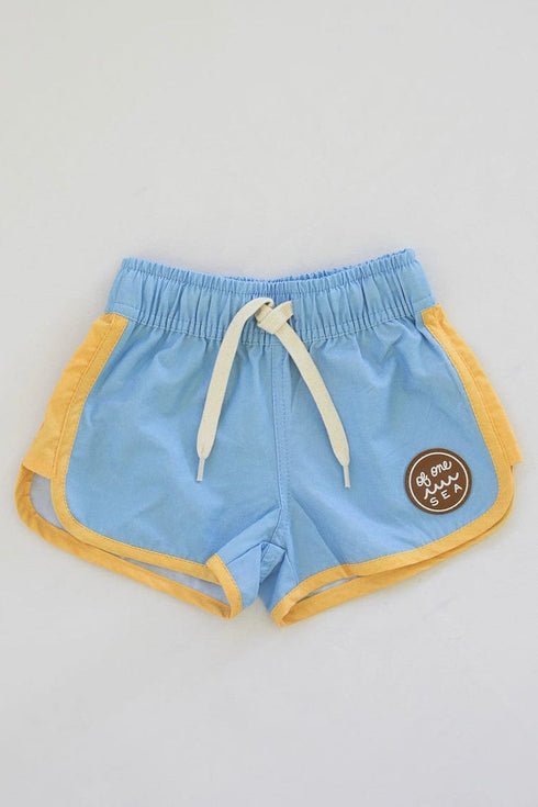 kid-s-boardie-watershorts-in-light-blue-and-yellow-colorblock-of-one-sea - Sophia's Style Kids-1