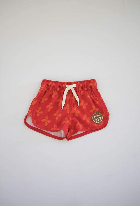 kid-s-boardie-watershorts-in-red-breadfruit-bandana-of-one-sea - Sophia's Style Kids-1