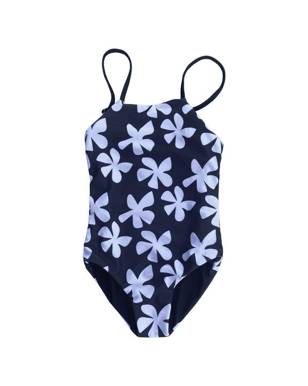 girls-strappy-one-piece-in-black-plumeria-of-one-sea - Sophia's Style Kids-1