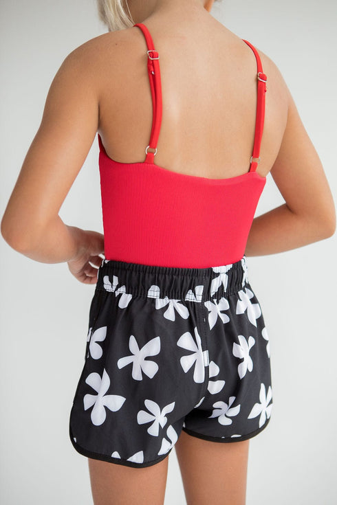 girls-strappy-one-piece-in-red-ribbed-of-one-sea - Sophia's Style -5