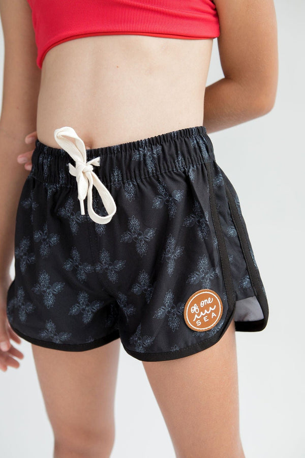 kid-s-boardie-watershorts-in-black-breadfruit-bandana-of-one-sea - Sophia's Style Kids-1