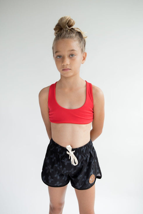 kid-s-boardie-watershorts-in-black-breadfruit-bandana-of-one-sea - Sophia's Style -2