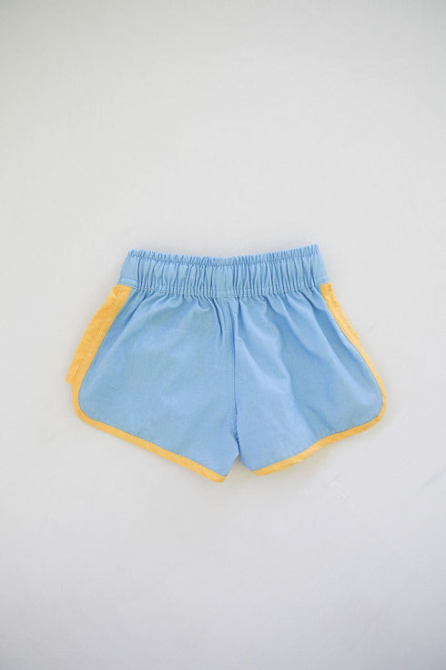 kid-s-boardie-watershorts-in-light-blue-and-yellow-colorblock-of-one-sea - Sophia's Style -3