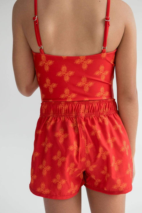 kid-s-boardie-watershorts-in-red-breadfruit-bandana-of-one-sea - Sophia's Style -4