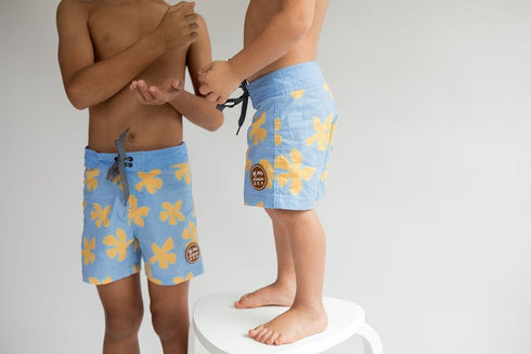 kid-s-townshorts-in-light-blue-plumeria-of-one-sea - Sophia's Style -4