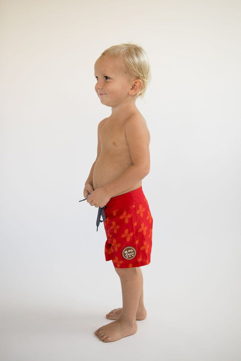 kid-s-townshorts-in-red-breadfruit-bandana-of-one-sea - Sophia's Style -4