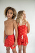 kid-s-townshorts-in-red-breadfruit-bandana-of-one-sea - Sophia's Style -3