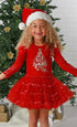 Girls Ruby Red Jingle Ball Dress 12M-14