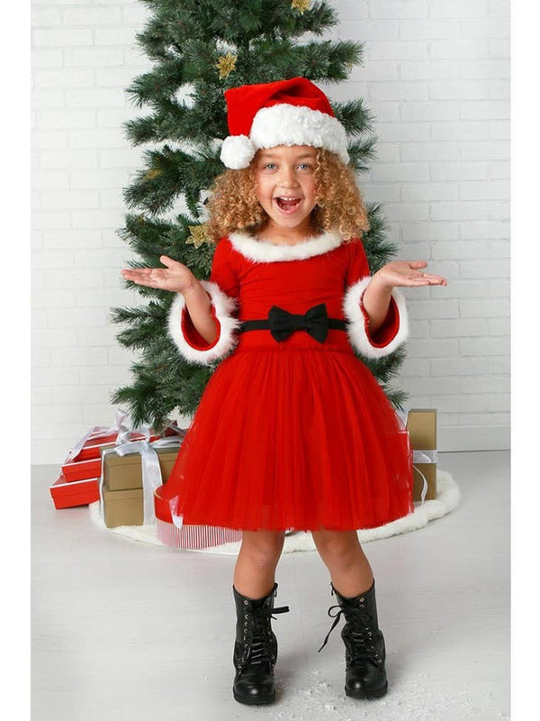 Girls Ruby Red Noel Tutu Dress 12M-14